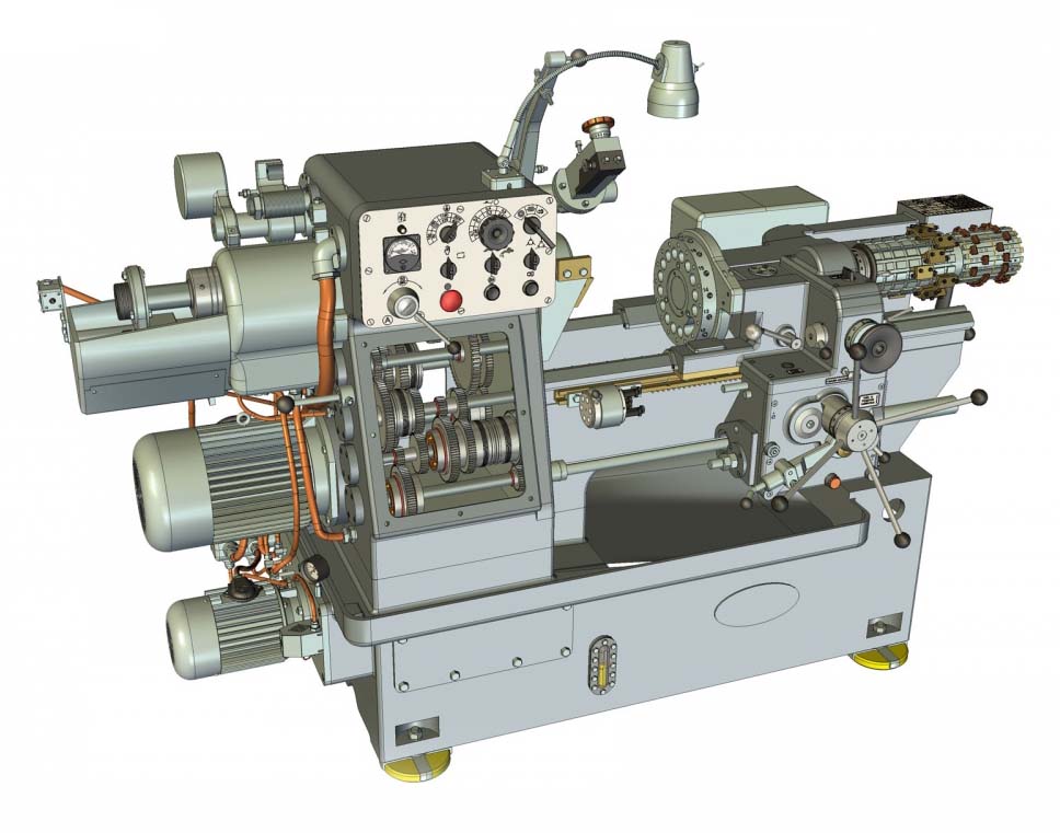 Загальний вигляд токарного токарно-револьверного верстата 1341 1341 Загальний вигляд токарного токарно-револьверного верстата 1341
